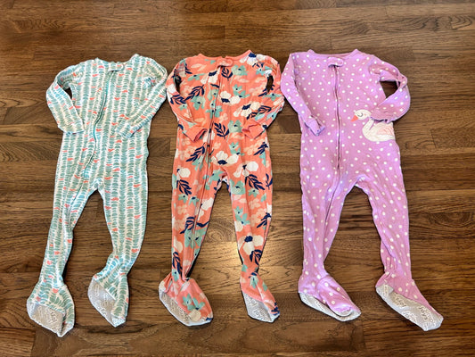 3 x Carter's Cotton Pajamas - 24 mos, Kids 24 Month (18-24M)