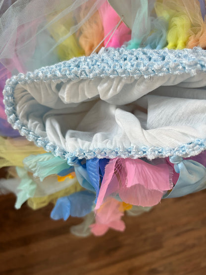 Tutu Dreams - Sz S - Tulle Rainbow Flower Dress (Age 1-2), Kids 24 Month (18-24M)
