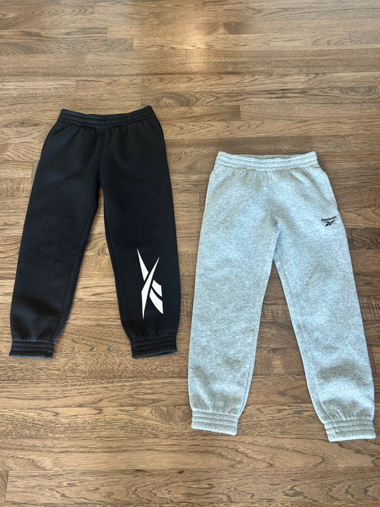 2 x Reebok Sweatpants - Size 6, Kids 6/6X (extra small)