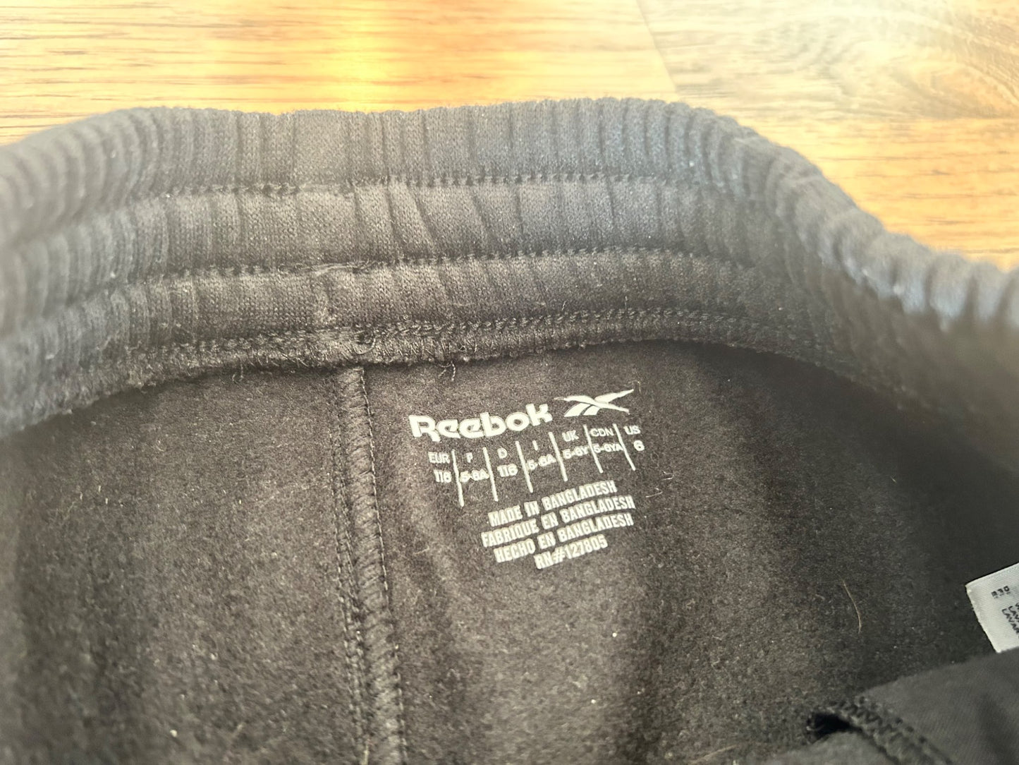2 x Reebok Sweatpants - Size 6, Kids 6/6X (extra small)