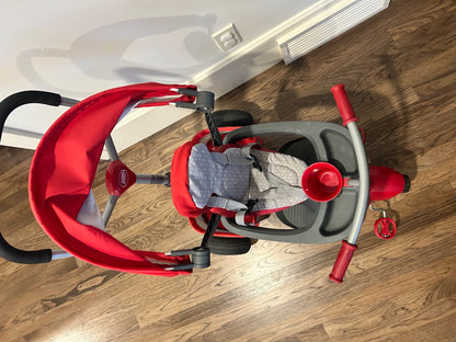 Radio Flyer Stroll 'N Trike Red Toddler Tricycle (MSRP $