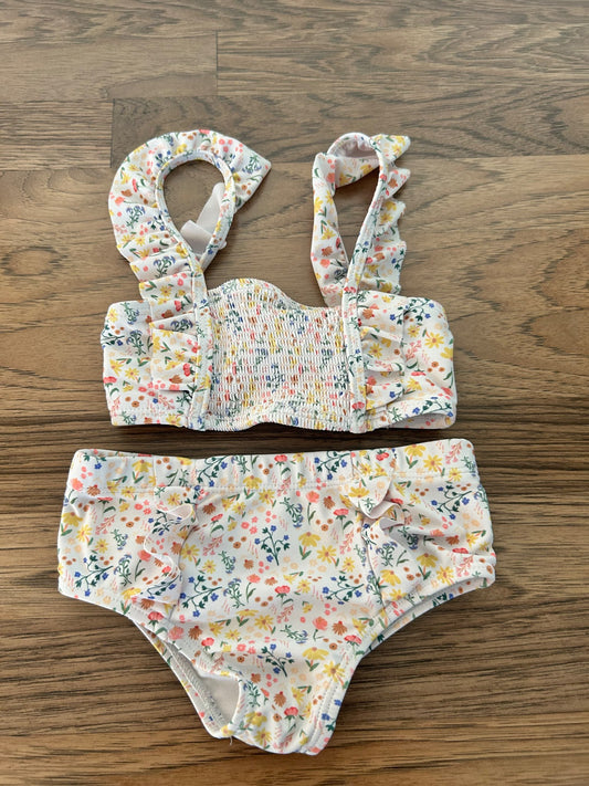2 Pc Swim Suit 2T Floral, Kids 2T