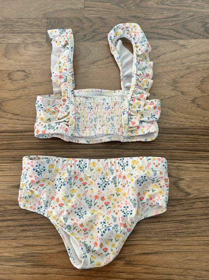 2 Pc Swim Suit 2T Floral, Kids 2T