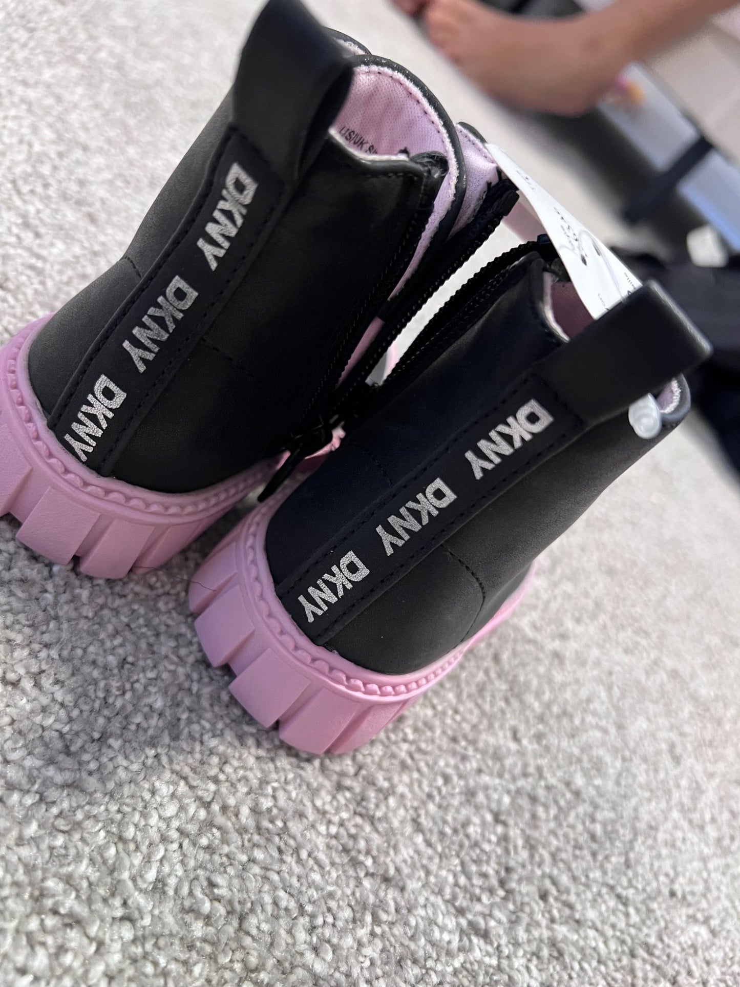 DKNY combat boots, Shoes 5 (Walkers:12-24 mth)