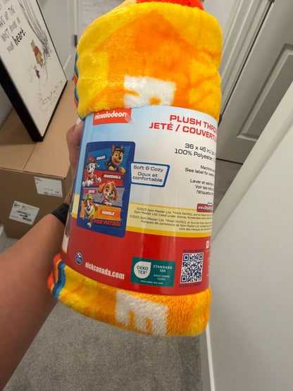 Paw Patrol plush blanket