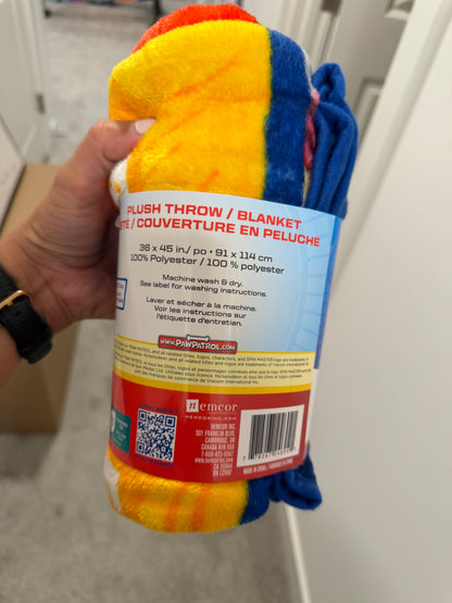 Paw Patrol plush blanket