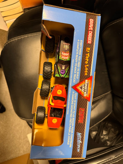 Monster Jam Mechanix Build Rebuild 4 pack