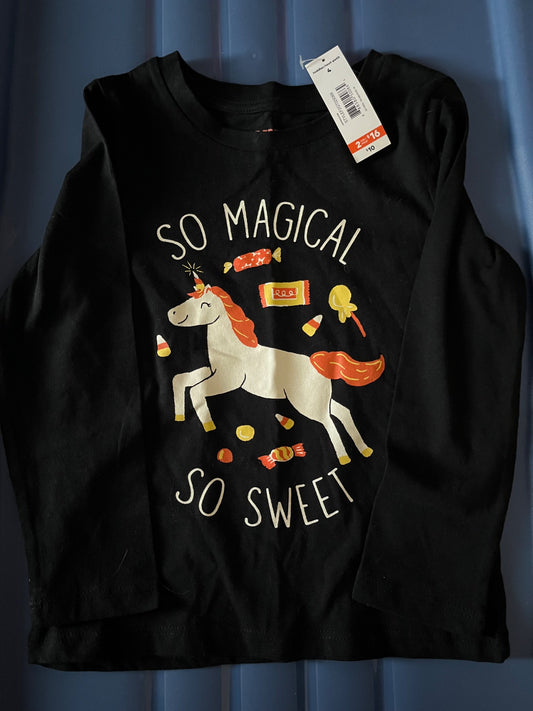 4T BNWT Girls Halloween Shirt, Kids 4/4T