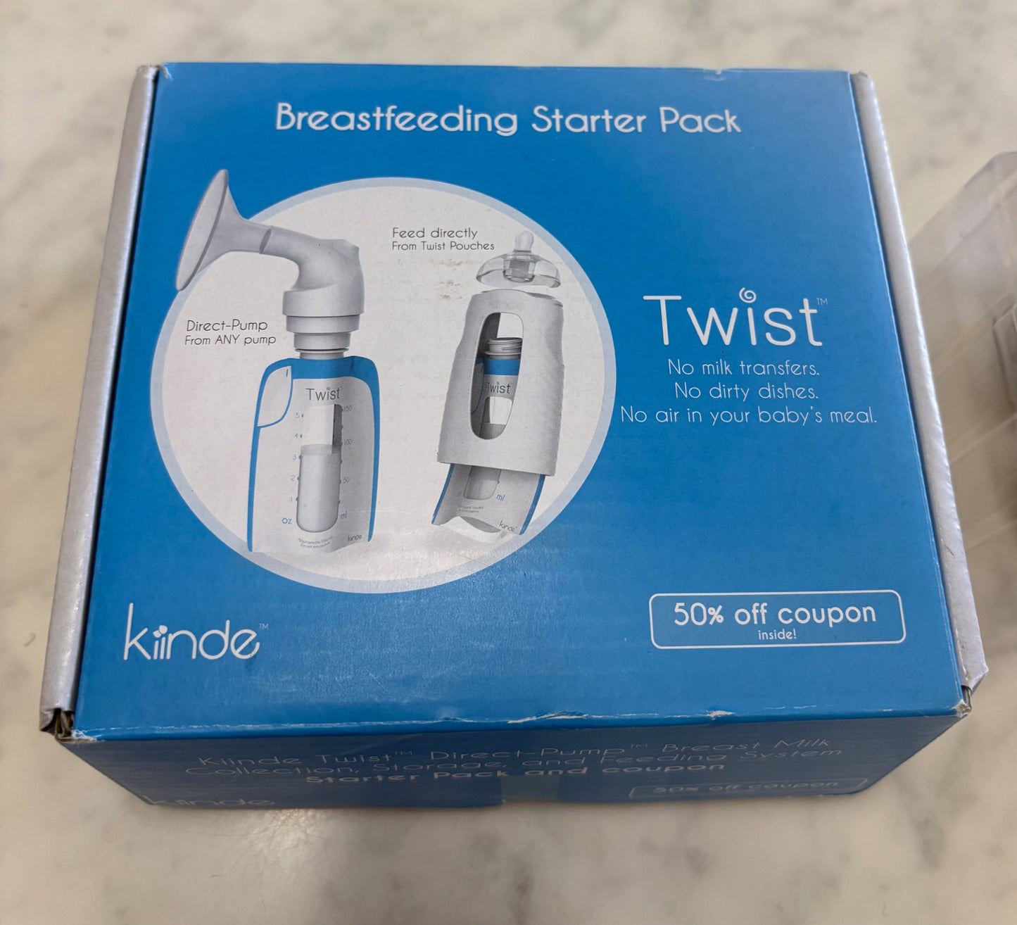 Kiinde Breastfeeding Starter Pack + Snack Spouts