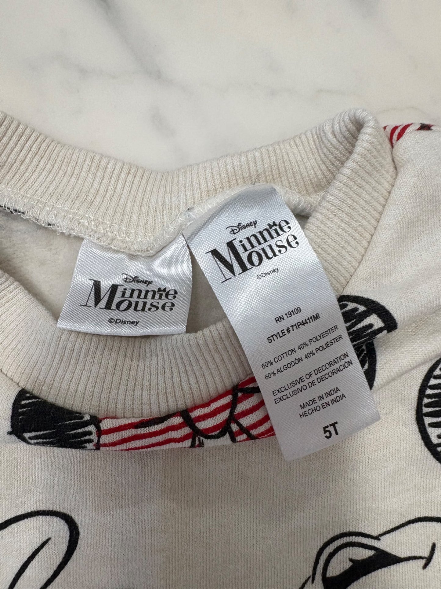 Minnie Mouse Sweater Set, Kids 5/5T (extra small)
