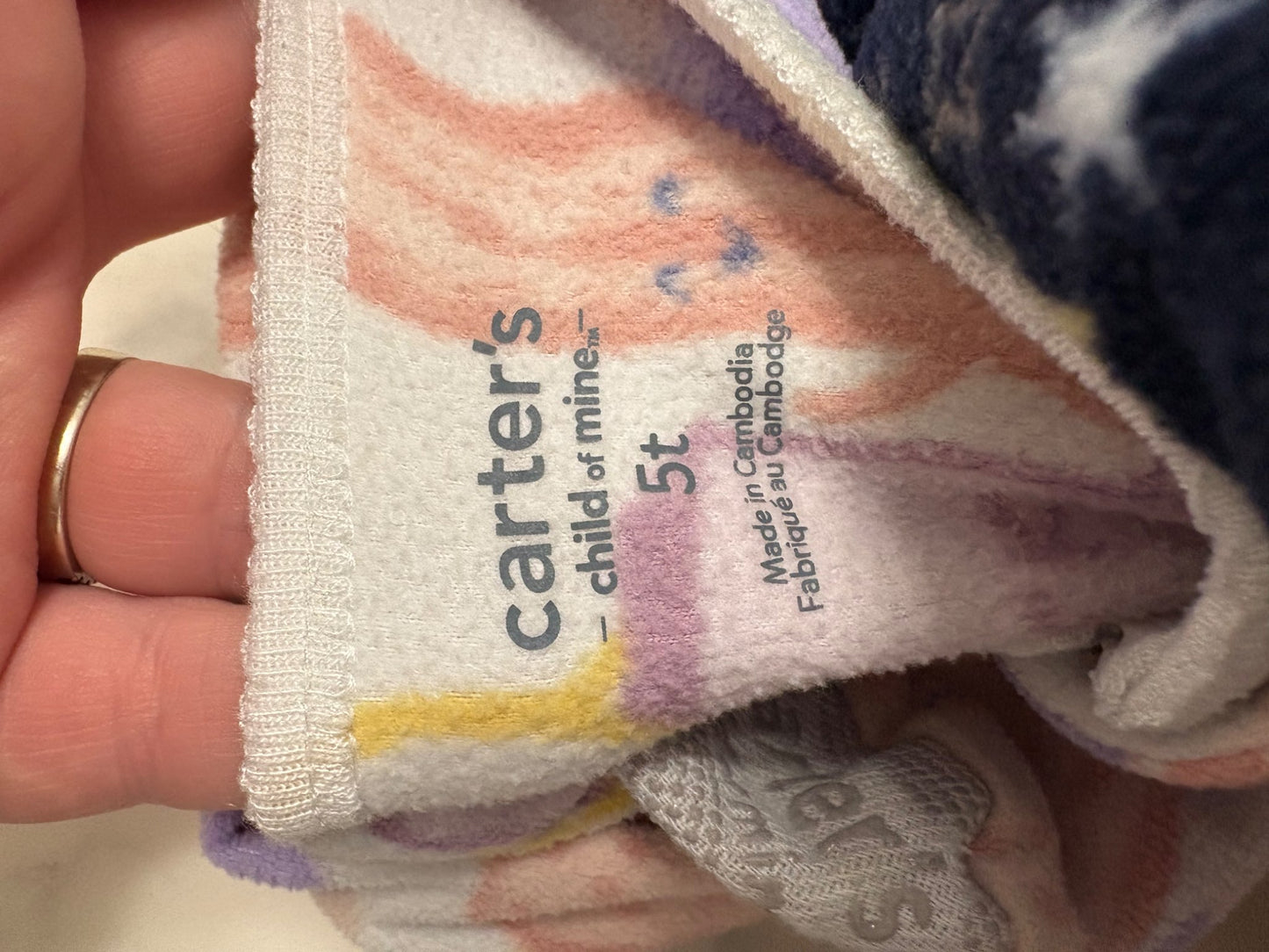 5T Girls Fleece Sleepers + Pj Set, Kids 5/5T (extra small)