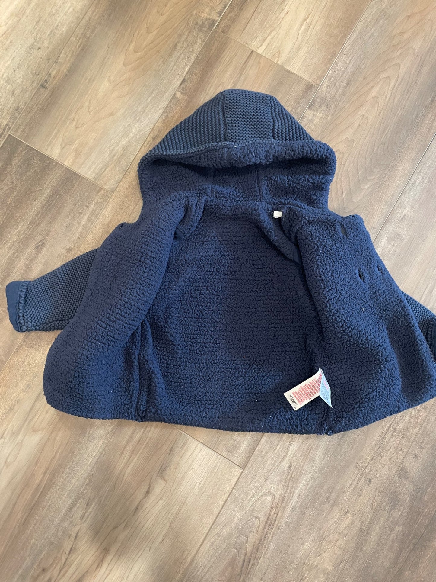 Fleece lined sweater 9-12 months , Kids 12 Month (9-12M)