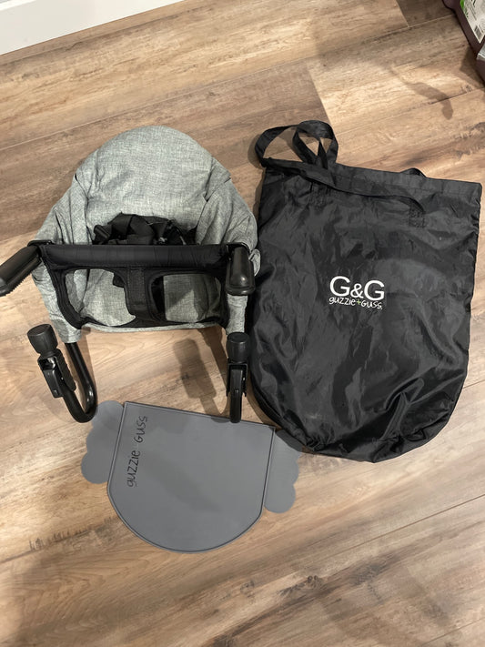 Guzzie & Guss Perch chaor and placemat Retails $140
