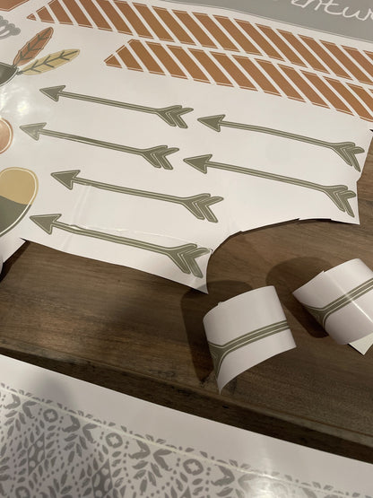 Levtex Kenya crib bedding set + mobile
