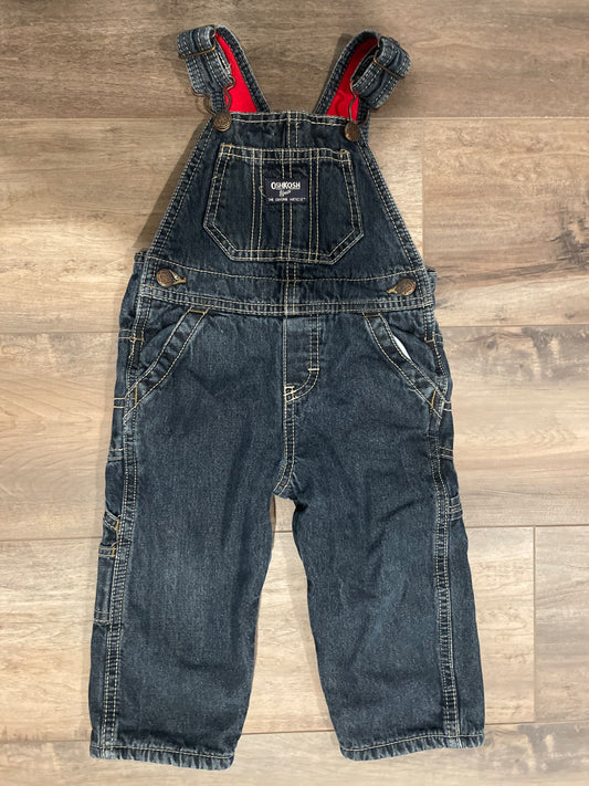 Lined Jean overalls. Size 12month, Kids 12 Month (9-12M)
