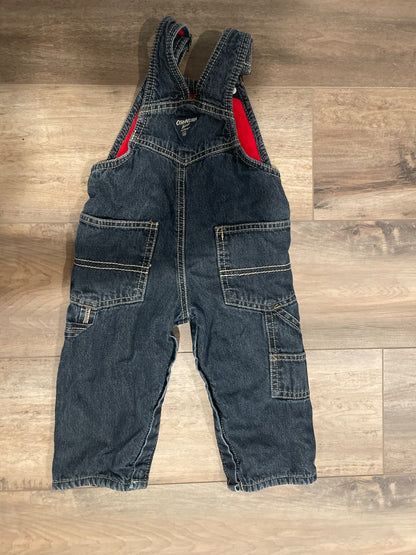 Lined Jean overalls. Size 12month, Kids 12 Month (9-12M)