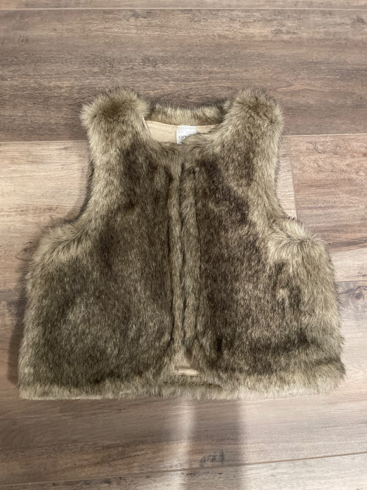 Brand new with tags Faux fur vest size 24months , Kids 24 Month (18-24M)