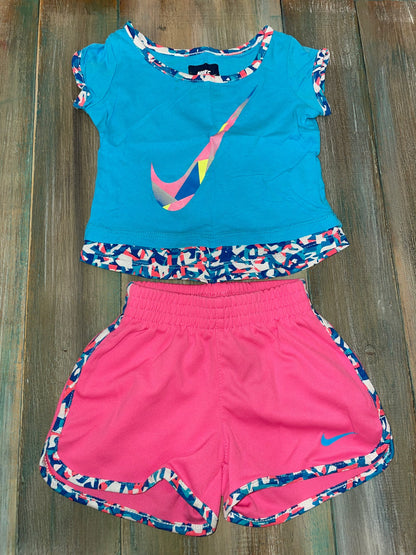 Nike outfit short & t-shirt (size 12month), Kids 12 Month (9-12M)