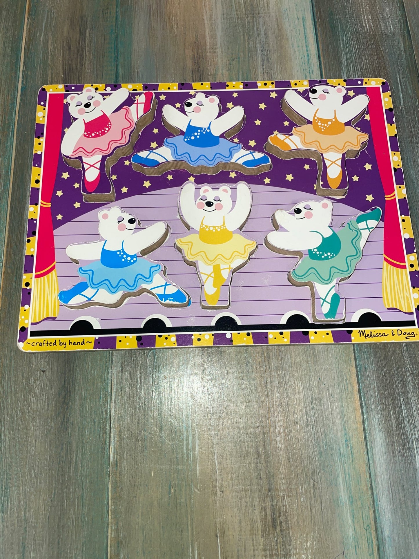 Melissa & Doug wooden puzzle