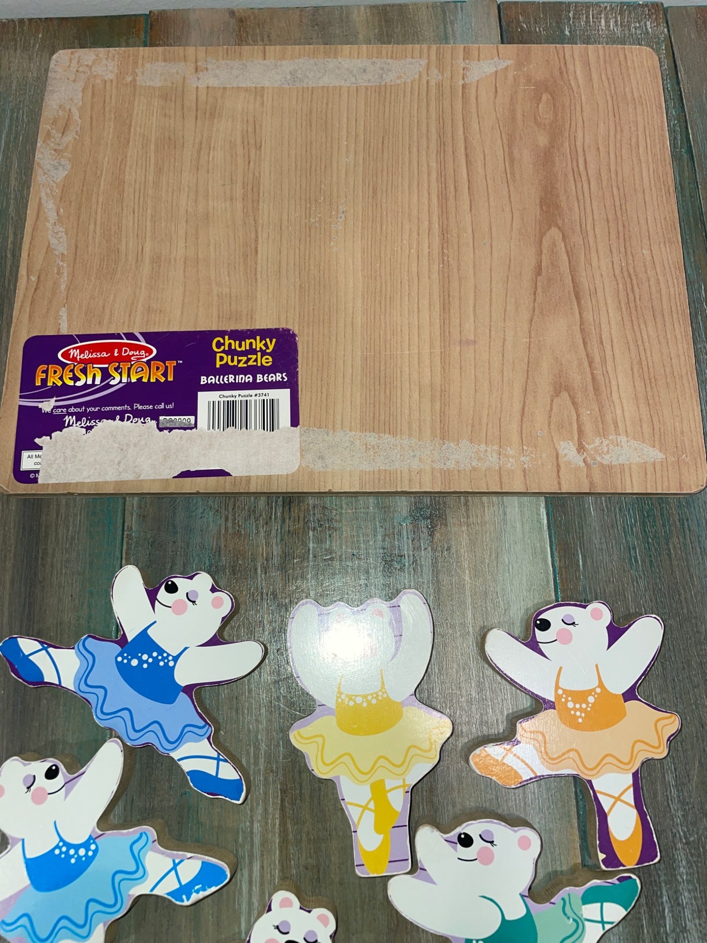 Melissa & Doug wooden puzzle