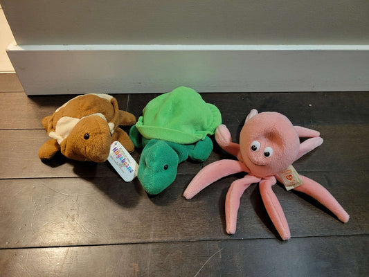 3 beanie babies