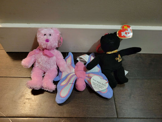 3 Mini Beanie Babies