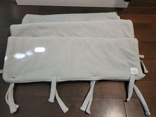 3 piece Soft Crib Rail Covering