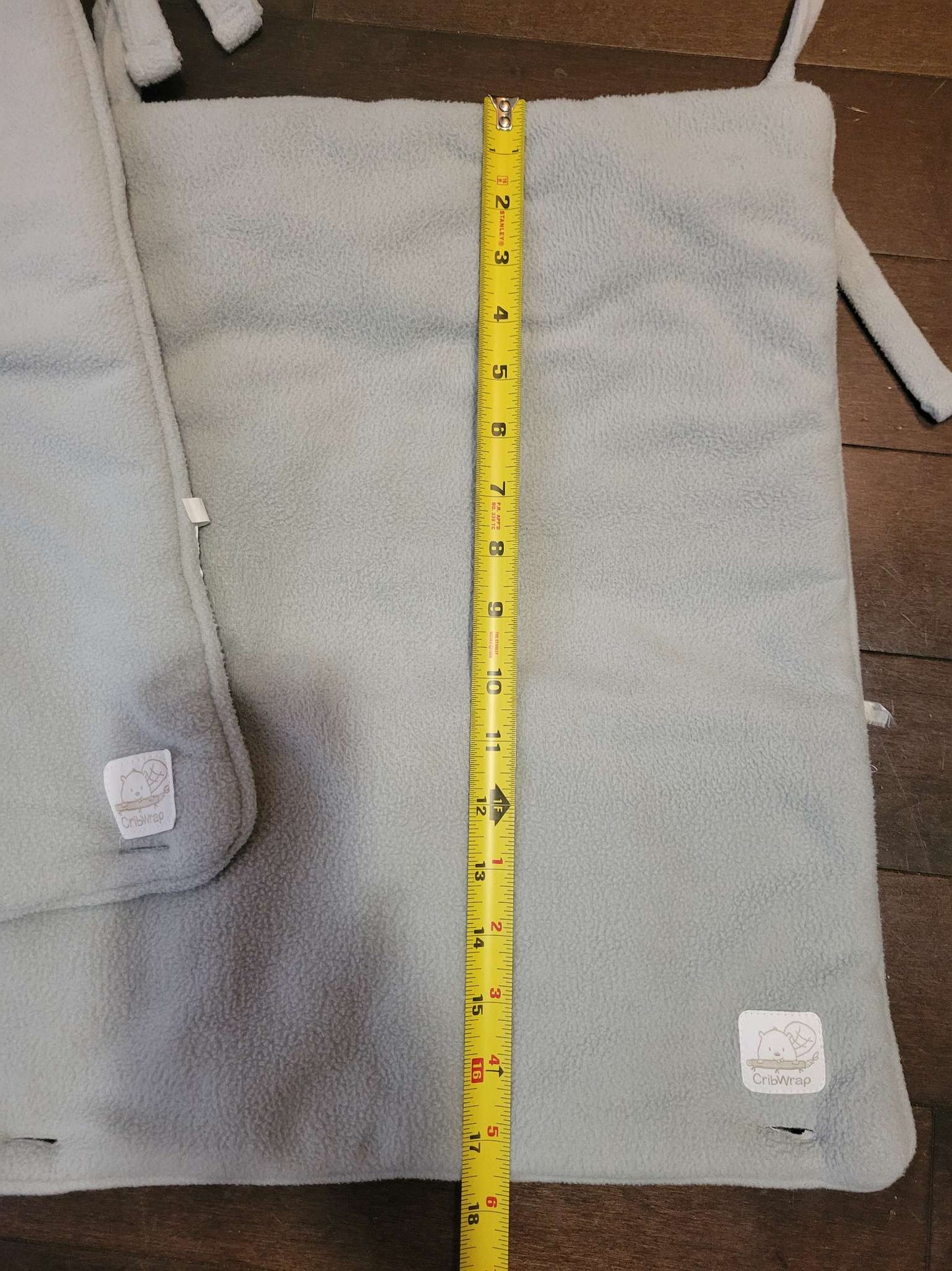 3 piece Soft Crib Rail Covering