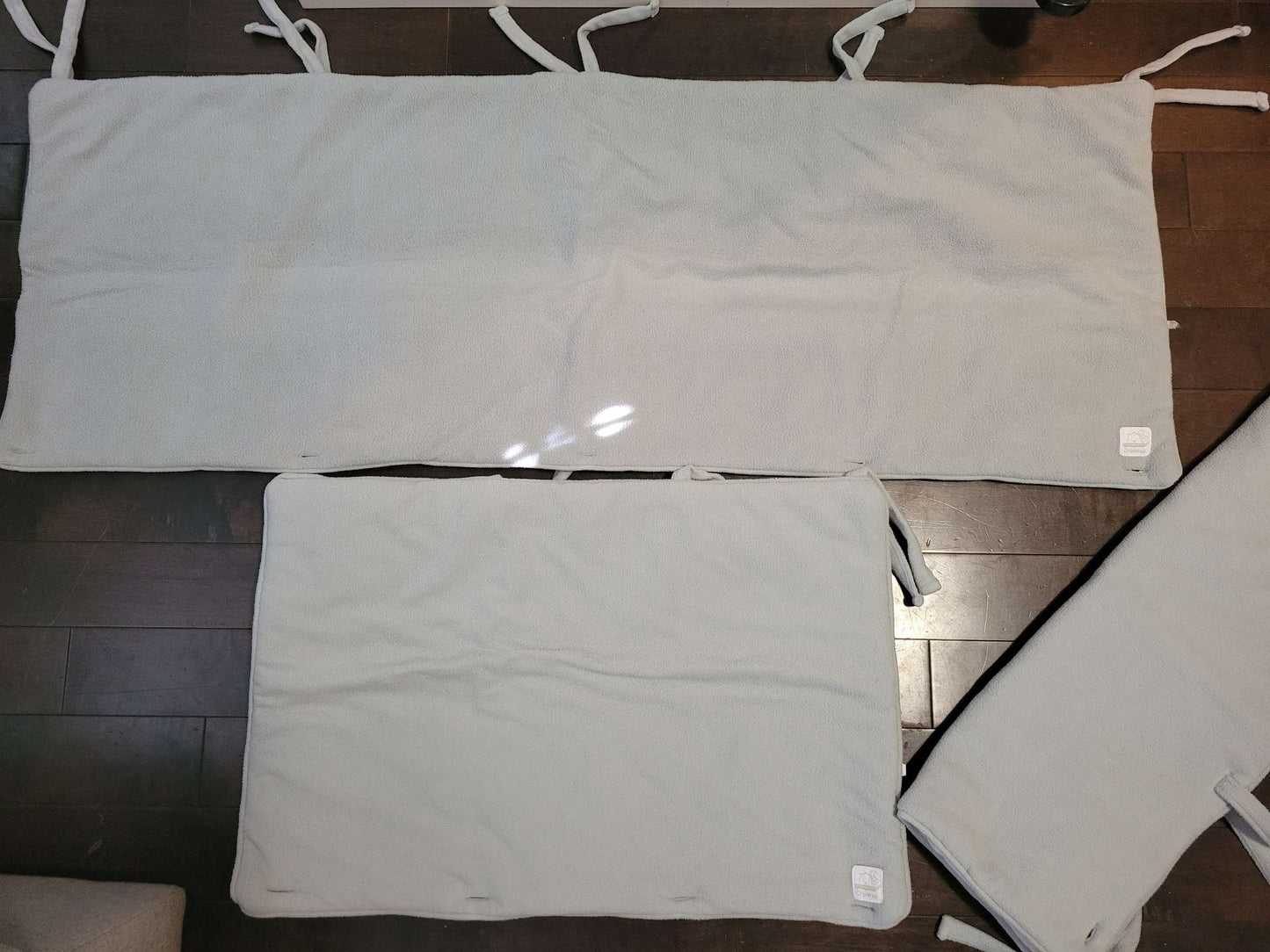 3 piece Soft Crib Rail Covering