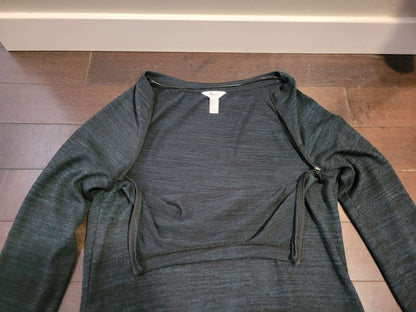 Maternity/nursing longsleeve tunic shirt, small, Maternity S (4-6)