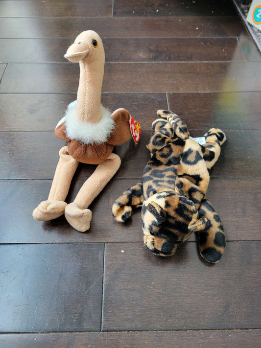 2 Beanie Babies