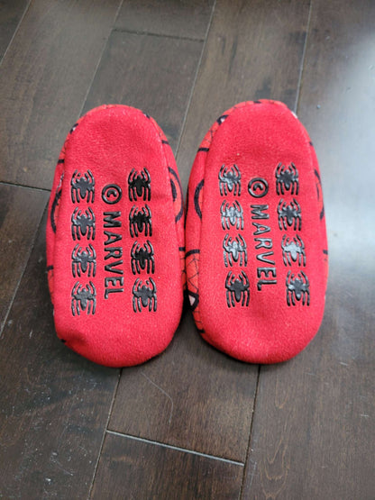 Toddler Spiderman Slippers,, Shoes 6.5 (Walkers:12-24 mth)
