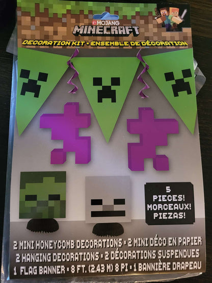 Minecraft Birthday Decorations
