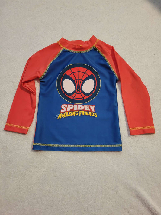 Spiderman boys swim shirt, Kids 3T