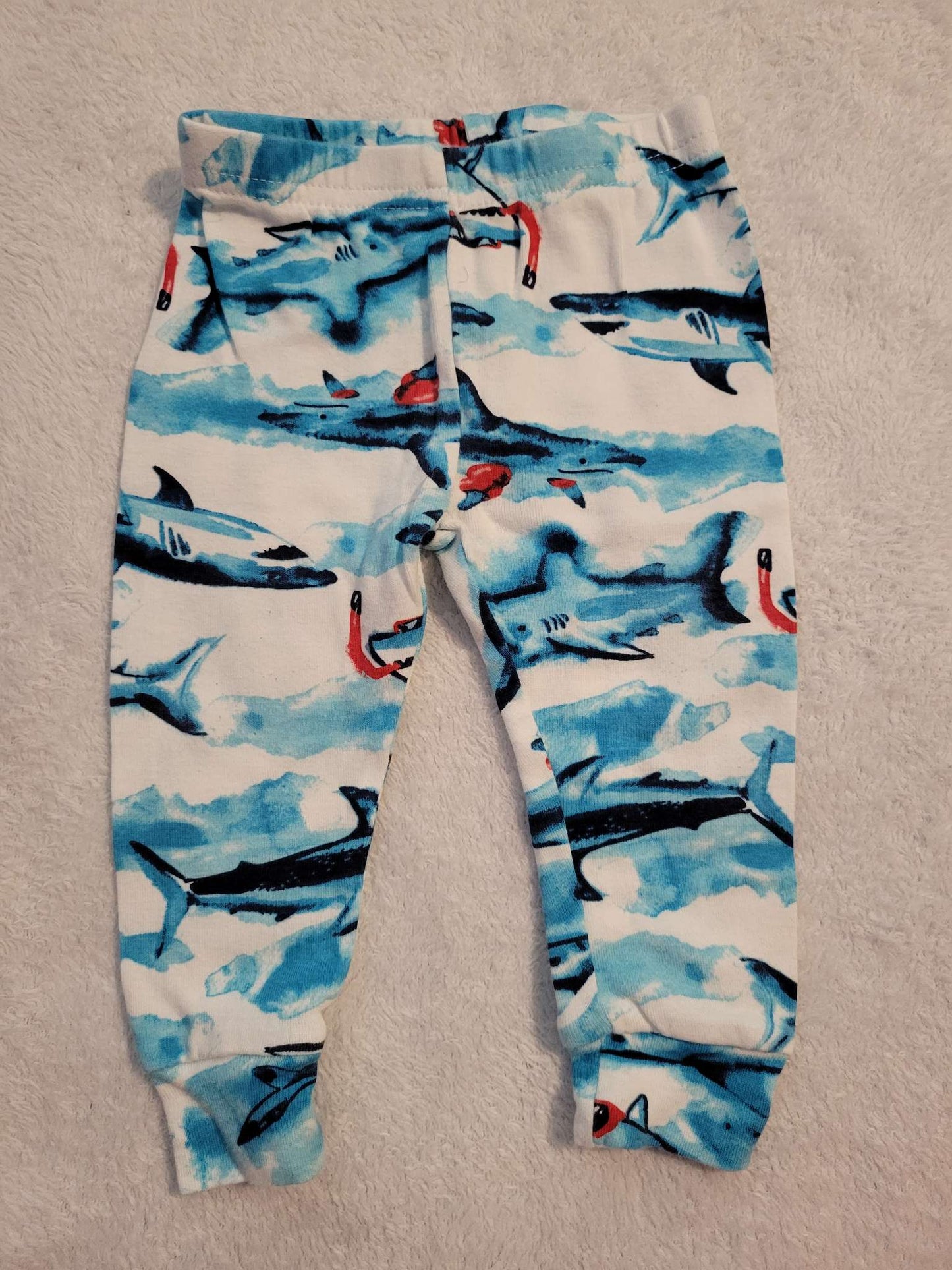 6-9M Shark Pajamas, Kids 9 Month (6-9M)