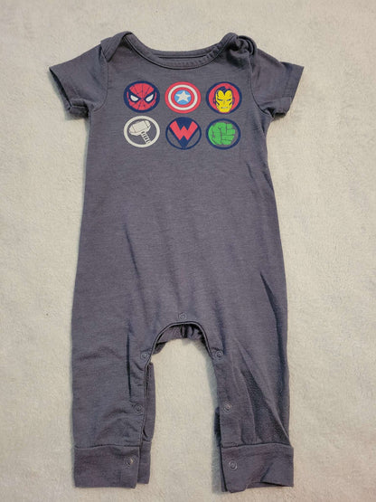 6-9M Marvel Romper, Kids 9 Month (6-9M)