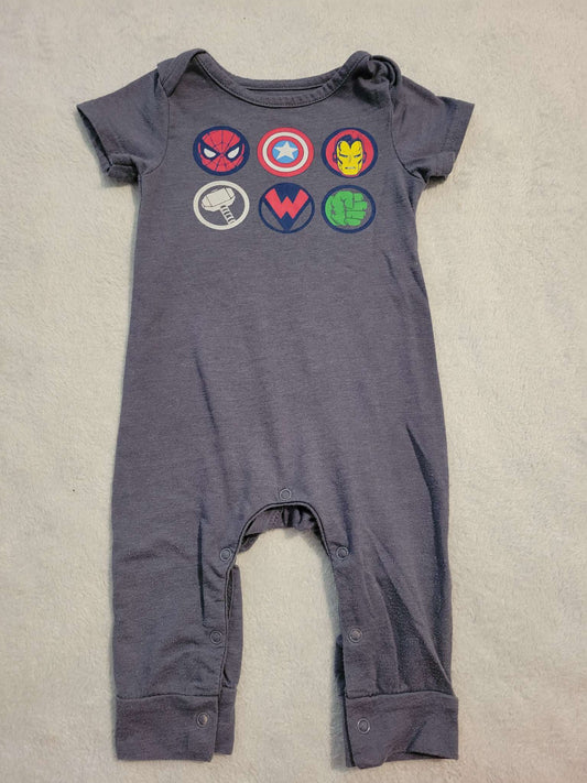 6-9M Marvel Romper, Kids 9 Month (6-9M)