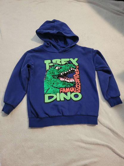 Dinosaur Hoodie, Kids 6/6X