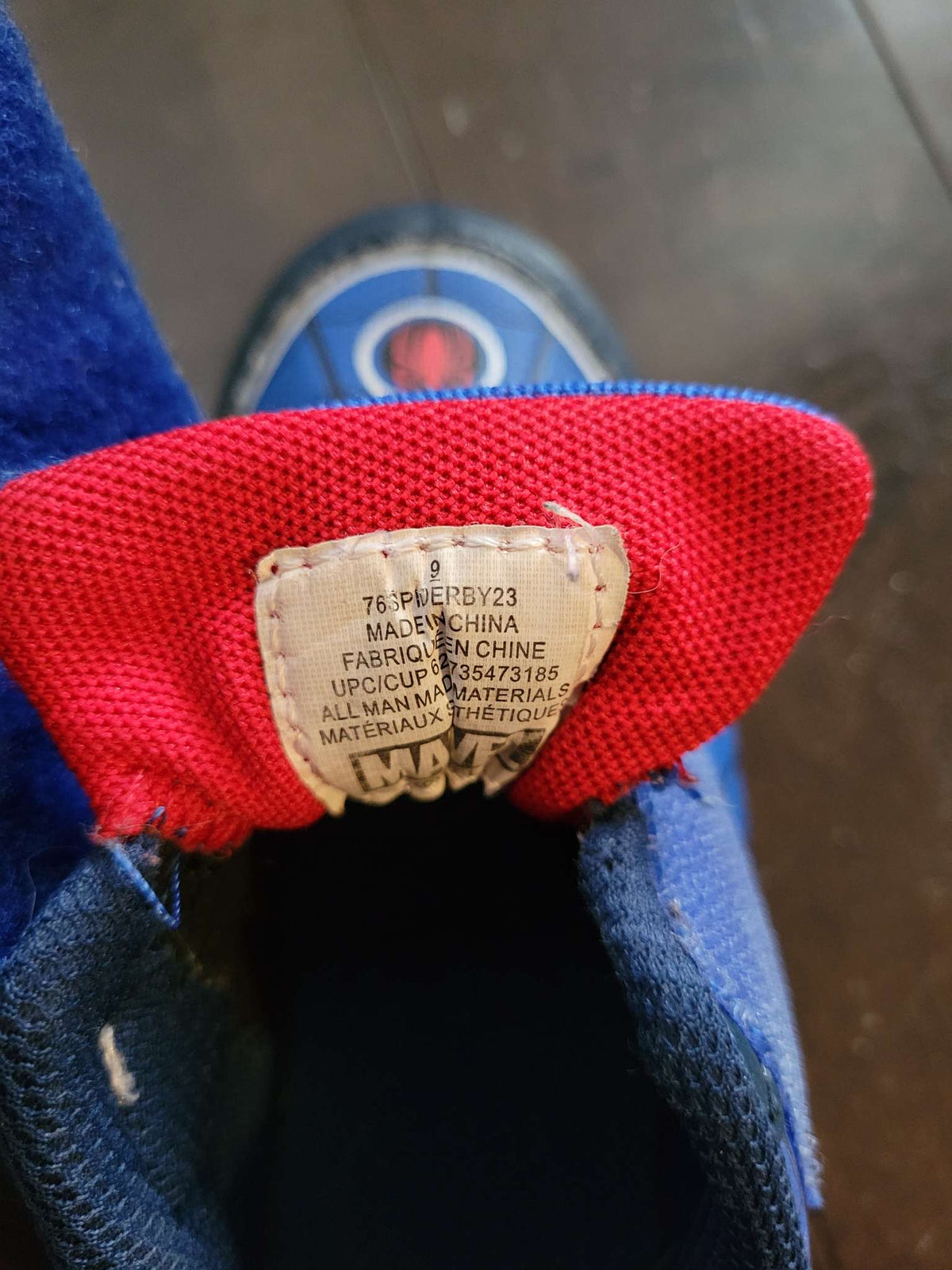 9T Spiderman Shoes, 1of2, Shoes 9 (Toddler:2-4yr)