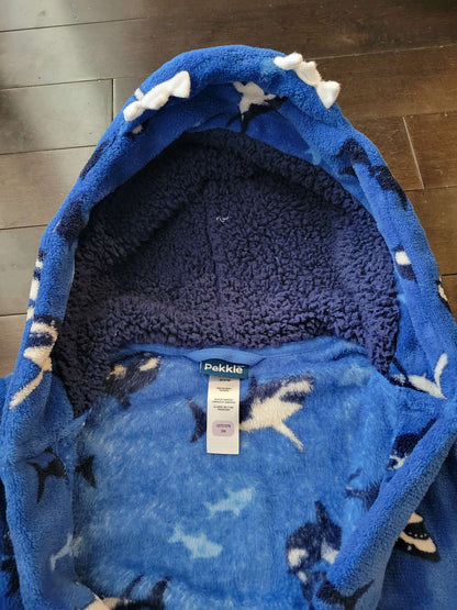 7/8 Shark Housecoat, Kids 7