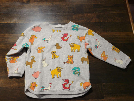 Animal Sweater, size 4-6 , Kids 4/4T