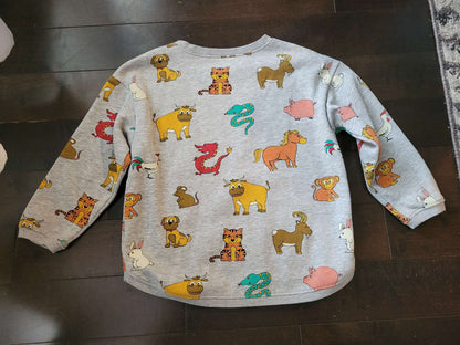 Animal Sweater, size 4-6 , Kids 4/4T