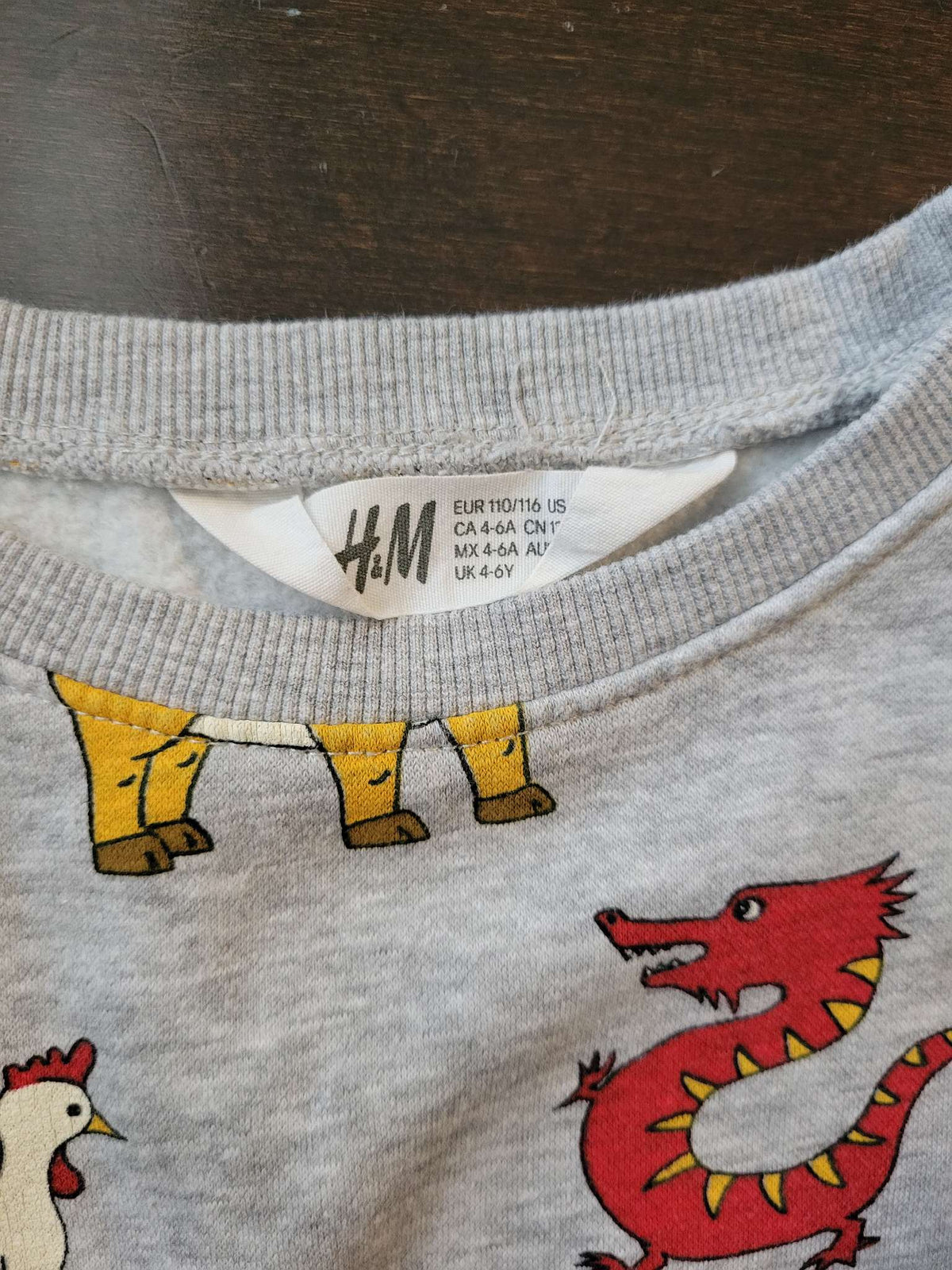 Animal Sweater, size 4-6 , Kids 4/4T