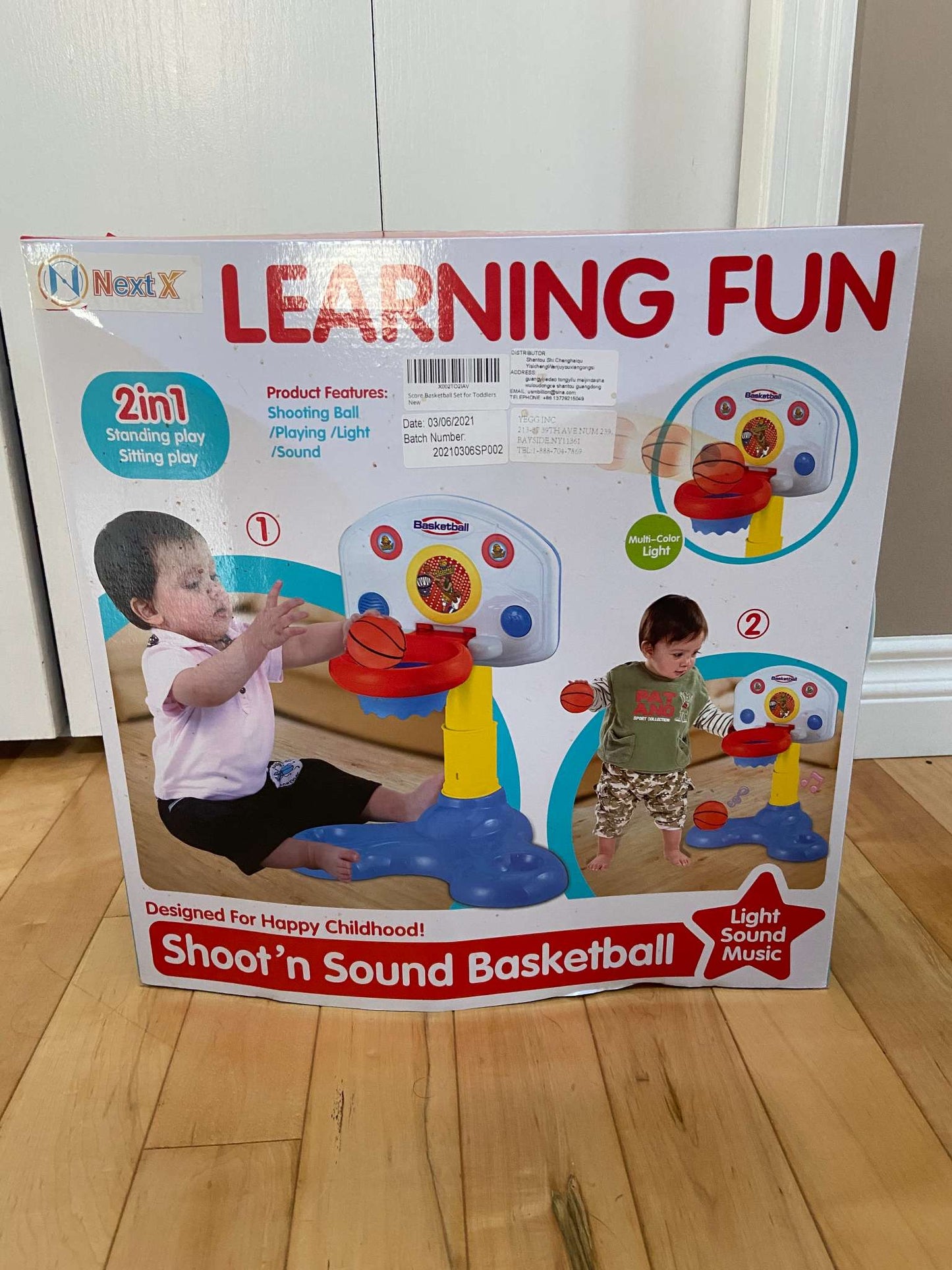 Shoot'n Sound Basketball MSRP $49.99