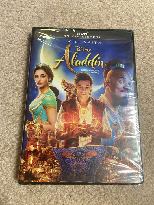 Live-Action Aladdin DVD NEVER OPENED