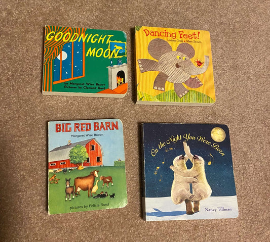 Goodnight Moon, Dancing Feet, Big Red Barn, On the Night You Were Born