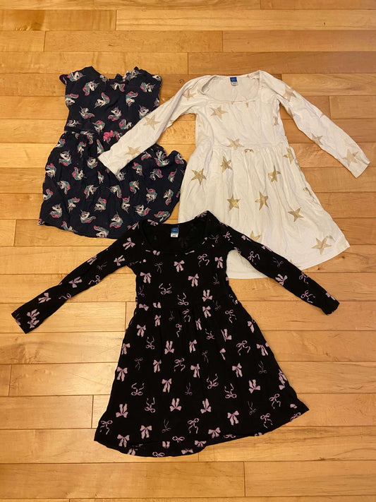 3-Pack of Dresses Size 6, Kids 6/6X