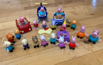 Ultimate Peppa Pig Action Figure Toy Set