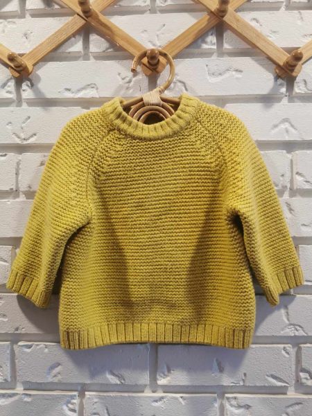 Zara Yellow Knit Sweater (6-12)