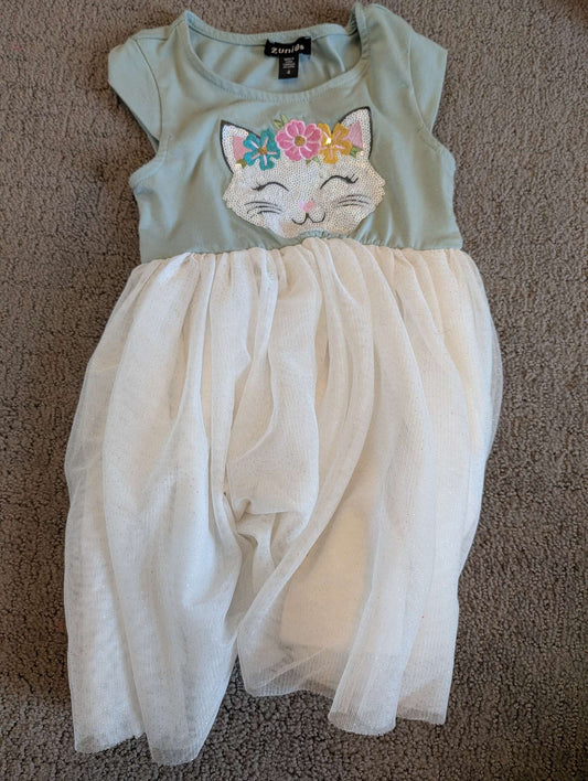 Zunie tulle cat dress - 4T, Kids 4/4T